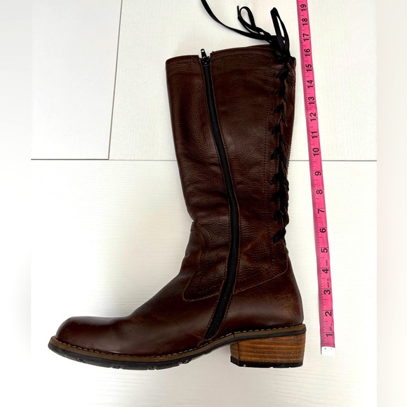 Wolky Brown Boot With Tie Detail Size 39/8 - Picture 5 of 8